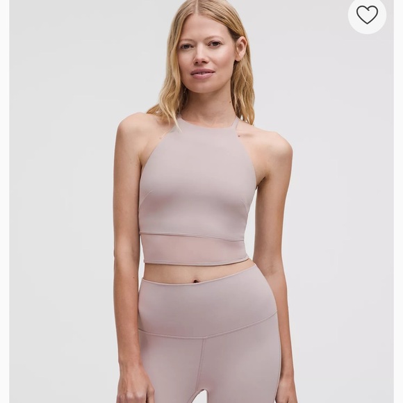 lululemon Nulu High-Neck Mesh-Hem Tank - Picture 1 of 5